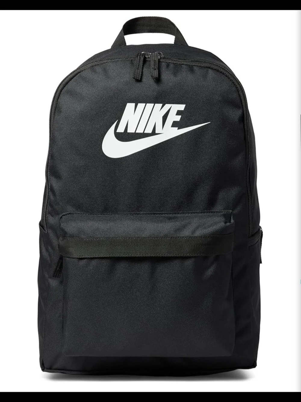 Nike Black Backpack with White Swoosh